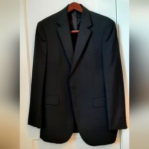 Men's Arrow Black Suit Jacket, Blazer, Sport Coat 42L.  Excellent condition!